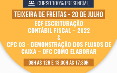 ECF – Escrituração Contábil Fiscal – 2022