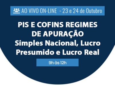 PIS E COFINS REGIMES DE APURAÇÃO Simples Nacional, Lucro Presumido e Lucro Real