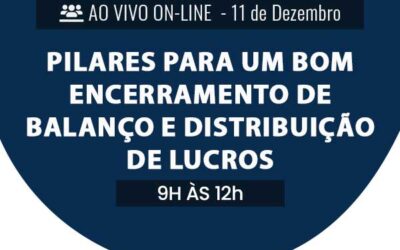 Pilares para um bom encerramento de balanço e distribuição de lucros